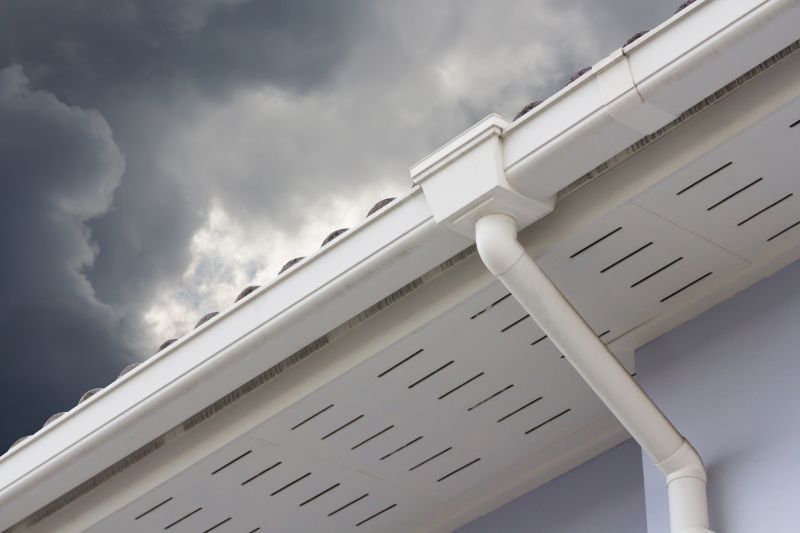 Gutter System with Downspouts